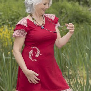 Robe à manches triplées Hibuna