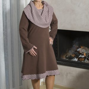 Robe à col Au coin du feu