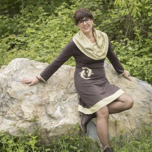 Robe à col Patch’Mode Hibuna