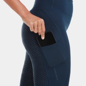 Legging d’équitation Horse Pilot – Full Grip Navy, confort sportif et maintien optimal