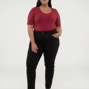 Pantalon droit ajusté