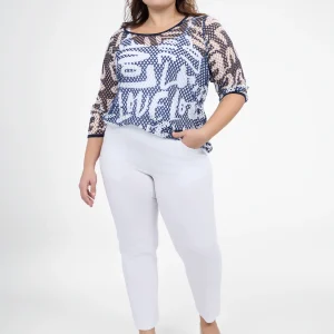 Pantalon étroit semi-ajusté à enfiler