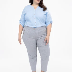 Pantalon étroit semi ajusté