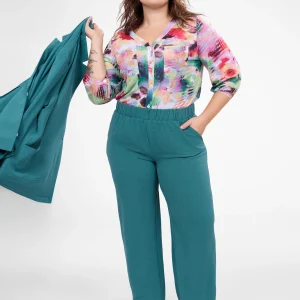 Pantalon évasé à enfiler