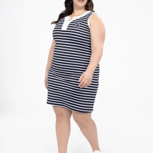 Robe midi ligne A en tricot