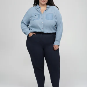 Pantalon décontracté droit