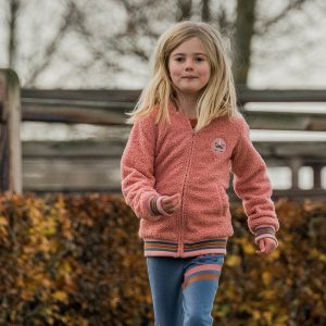 Veste enfant Kiddy – Horka – Veste à capuche chaude en peluche, idéale pour l’équitation et les loisirs