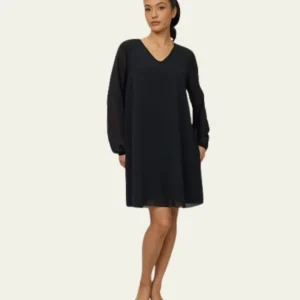 ROBE GEORGETTE COL V