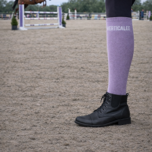 Chaussettes d’Équitation Paillettes à Slogan – Qualité Premium – Verticalee