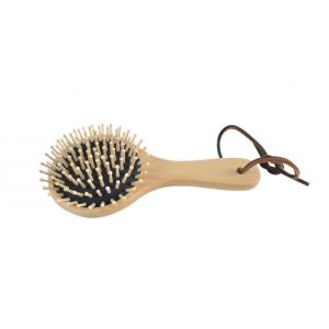 Brosse à crins en hêtre ronde Bortiq