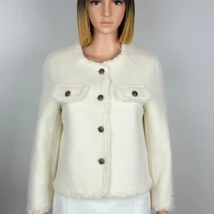 Courte veste en laine-Elise