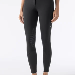 Pantalon équitation femme Equiline ATIRK noir – B-MOVE & Grip genoux
