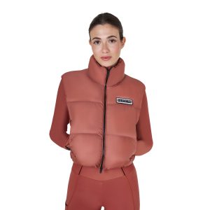 Gilet femme court Equestro zippé – style moderne et protection hivernale