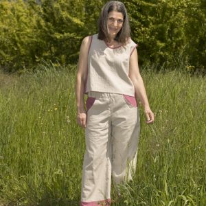 Pantalon en lin Coeur Bohème