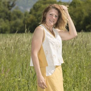 Débardeur brodé Coeur Bohème