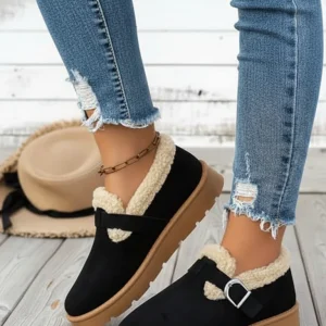 Carole ~ Chaussures ergonomiques confortables avec doublure chaude