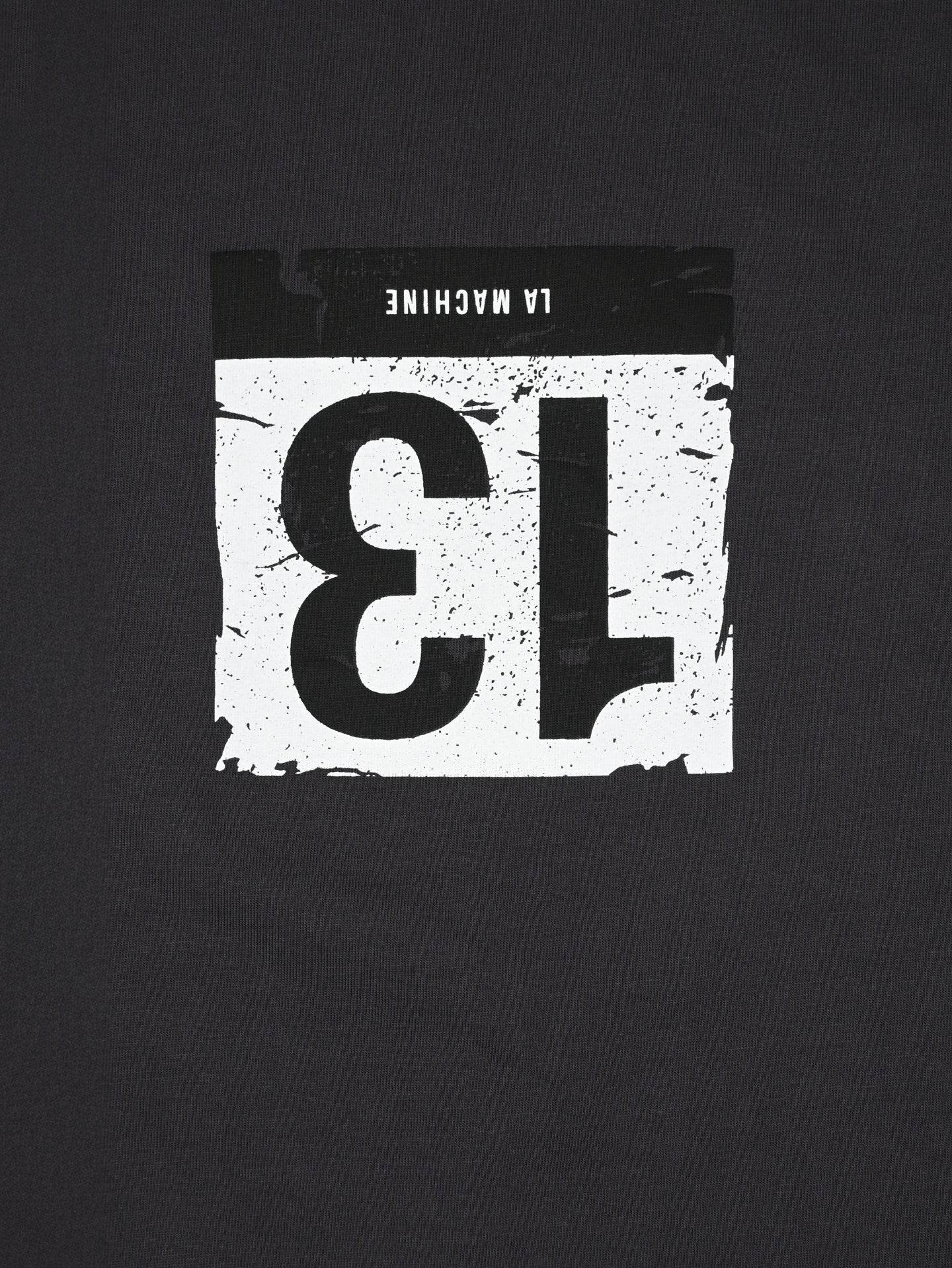 Bib Number 13 - T-shirt - Charcoal Teal – Image 3