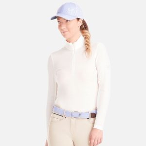 Polo Femme Suntech Horse Pilot – Blanc