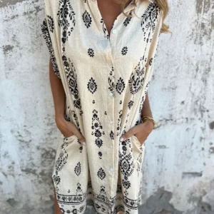 Indy ~  Robe chemisier bohème