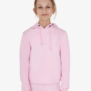 Sweat à capuche rose enfant – Equestro