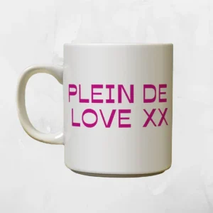 TASSE ''PLEIN DE LOVE XXX''