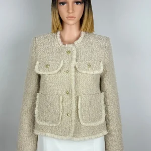 Veste en laine bouillie-Anaïs