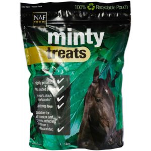 Friandises pour chevaux NAF à la menthe – Bonbons savoureux et stimulants